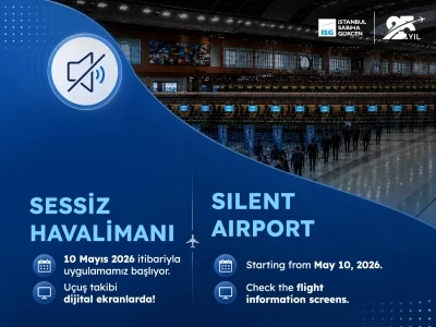 İstanbul Sabiha G&ouml;k&ccedil;en&rsquo;de "sessiz havalimanı" uygulaması başlıyor
