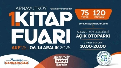 İstanbul’un en kapsamlı kitap fuarı Arnavutköy’de başlıyor
