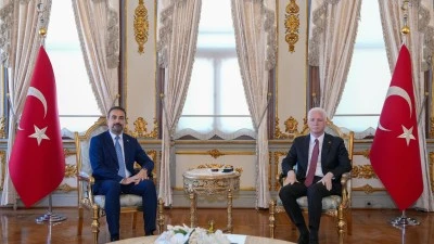 İstanbul Valisi Davut G&uuml;l, Suriyeli Başkonsolos ile bir araya geldi
