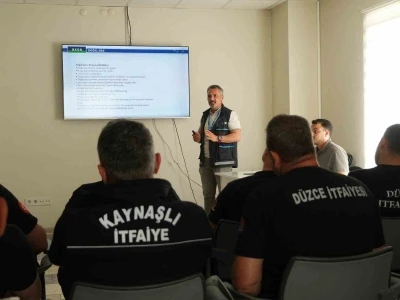 İtfaiye personeline doğalgaz eğitimi
