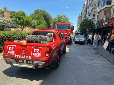 İtfaiyeden hızlı m&uuml;dahale
