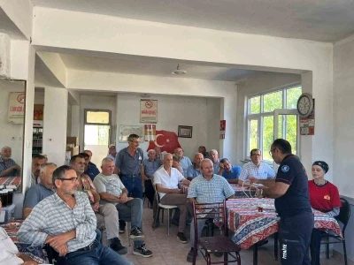 İtfaiyeden yangınlara karşı farkındalık eğitimi
