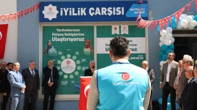 İzmir&rsquo;in ilk &rsquo;İyilik &Ccedil;arşısı&rsquo; Bayraklı&rsquo;da kapılarını a&ccedil;tı
