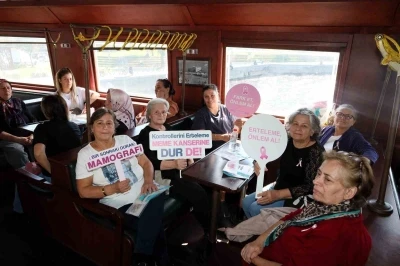 İzmirli kadınlar dümeni farkındalığa kırdı
