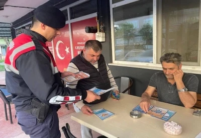 Jandarma dolandırıcılığa karşı sahada: Vatandaş tek tek bilgilendirildi
