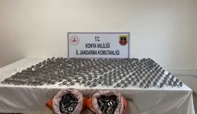 Jandarma ekipleri 586 adet tabanca namlusu ele ge&ccedil;irdi
