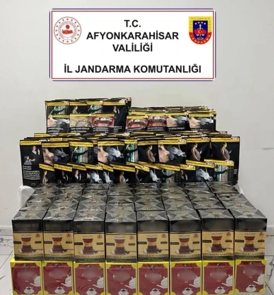Jandarma kaçak çay ve tütün ele geçirdi
