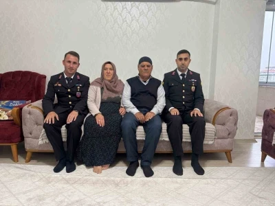 Jandarma, şehit aileleri ve gazileri unutmadı

