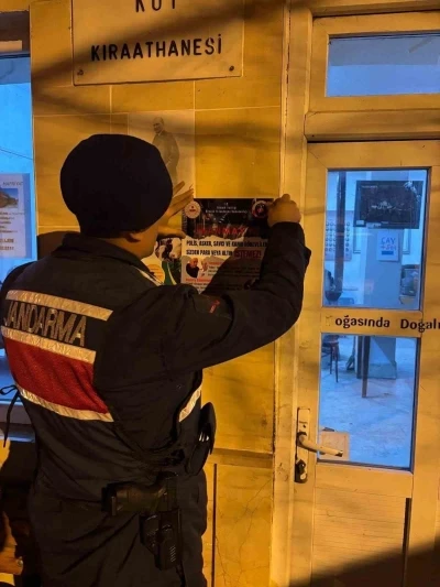 Jandarmadan dolandırıcılık olaylarına karşı bilgilendirme
