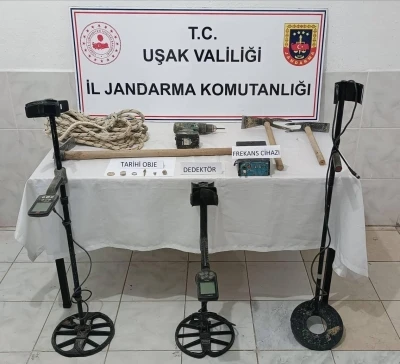 Jandarmadan kaçak kazıya suçüstü
