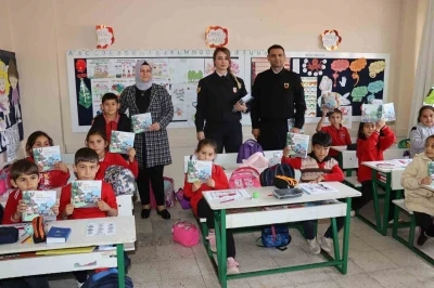 Jandarmadan &ouml;ğrencilere trafik ve asayiş eğitimi

