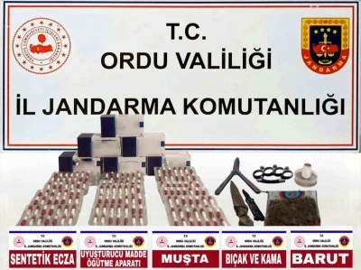 Jandarmadan Ordu ve Samsun&rsquo;da uyuşturucu operasyonu: 7 tutuklama

