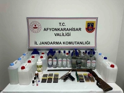 Jandarmadan sahte alkol operasyonu
