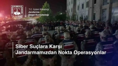 Jandarmadan ‘Siber Dolandırıcılık’ operasyonu: 54 tutuklu
