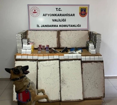 Jandarmadan uyuşturucu ve kaçak makaron operasyonu
