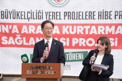 Japonya&rsquo;dan Giresun Belediyesi&rsquo;ne kurtarma aracı desteği
