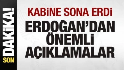 Kabine toplantısı sona erdi! Başkan Erdoğan alınan kararları a&ccedil;ıklıyor