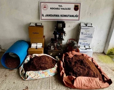 Ka&ccedil;ak t&uuml;t&uuml;n operasyonunda 1 milyon 550 bin liralık &uuml;r&uuml;n ele ge&ccedil;irildi
