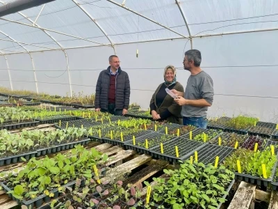 Kadın çiftçiler üretime güç katıyor
