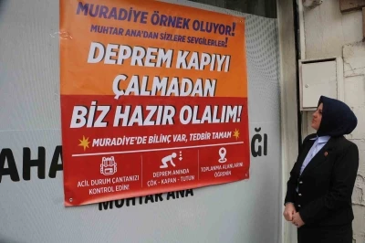 Kadın muhtardan anlamlı çalışma
