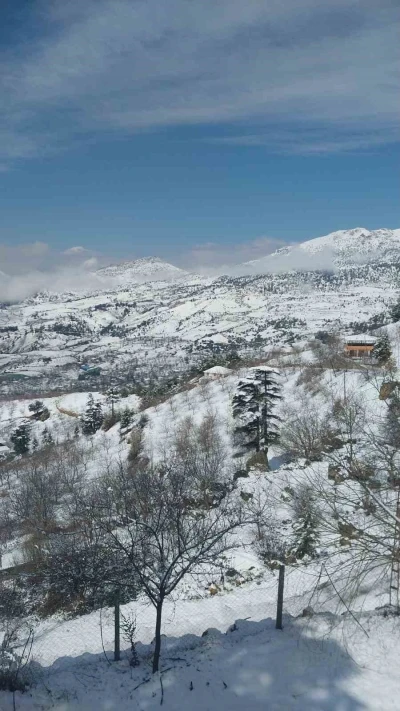 Kahramanmaraş&rsquo;ın y&uuml;ksek kesimlerinde kar etkili oldu
