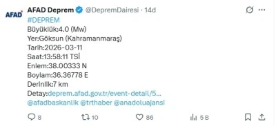 Kahramanmaraş&rsquo;ta 4 b&uuml;y&uuml;kl&uuml;ğ&uuml;nde deprem
