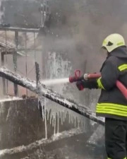 Kahramanmaraş&rsquo;ta ahır yangını