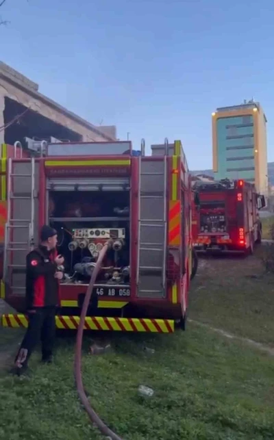 Kahramanmaraş&rsquo;ta fabrika yangını
