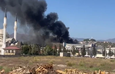 Kahramanmaraş’ta fabrika yangını
