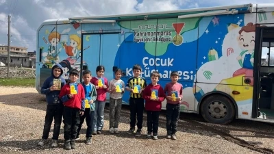 Kahramanmaraş&rsquo;ta mobil k&uuml;t&uuml;phane
