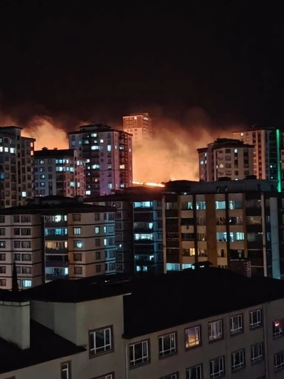 Kahramanmaraş’ta otluk alanda yangın

