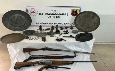Kahramanmaraş&rsquo;ta tarihi eser ka&ccedil;ak&ccedil;ılığı operasyonu
