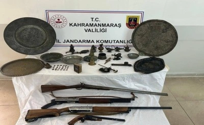 Kahramanmaraş&rsquo;ta tarihi eser ka&ccedil;ak&ccedil;ılığı operasyonu