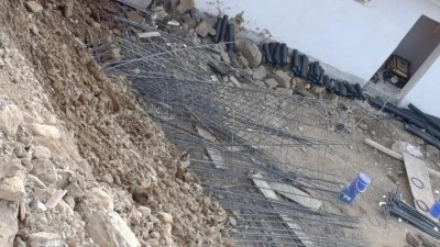 Kahramanmaraş'ta toprak kayması: 6 ev zarar gördü