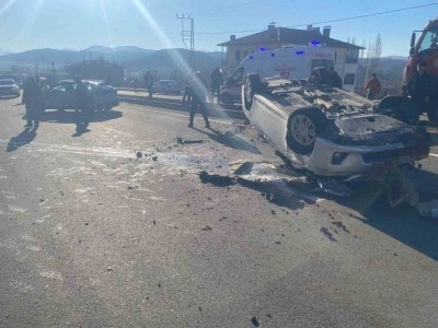 Kahramanmaraş&rsquo;ta trafik kazası: 2 yaralı