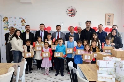 Kahta&rsquo;daki k&ouml;y okulunda k&uuml;t&uuml;phane a&ccedil;ıldı
