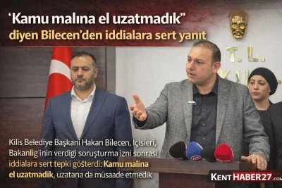 Kamu malına el uzatmadık diyen Başkan Bilecen&rsquo;den iddialara sert yanıt
