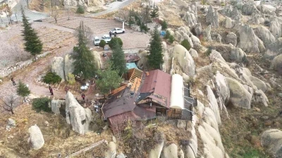 Kapadokya’da kaçak yapı için yıkım kararı
