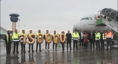 Kapadokya hava limanı rekor kırdı
