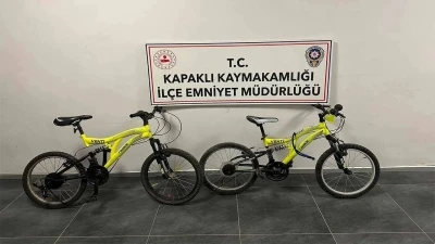 Kapaklı&rsquo;da bisiklet &ccedil;alan 2 &ccedil;ocuk yakalandı

