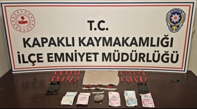 Kapaklı’da uyuşturucu ticaretine 3 tutuklama
