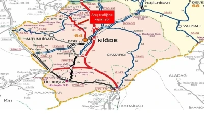 Kar ve tipi nedeniyle Niğde&rsquo;de iki yol trafiğe kapatıldı
