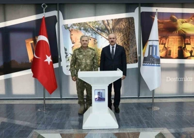 Kara Kuvvetleri Komutanı Orgeneral Tokel&rsquo;den Vali Toraman&rsquo;a ziyaret

