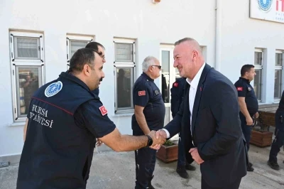 Karabatı: &quot;Kahraman itfaiyecilerimizin her zaman yanındayız&quot;
