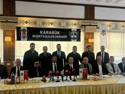 Karab&uuml;k Beşiktaşlılar Derneği basın mensupları ile bir araya geldi
