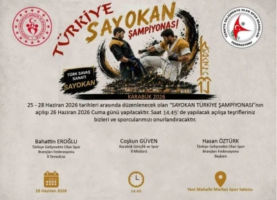 Karab&uuml;k, Sayokan T&uuml;rkiye Şampiyonası&rsquo;na ev sahipliği yapacak
