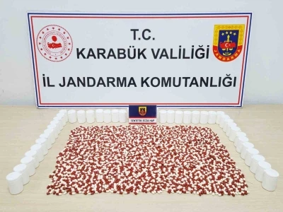 Karabük’te 2 bin 467 adet hap ele geçirildi
