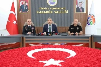 Karabük’te Eylül ayı güvenlik değerlendirme toplantısı yapıldı
