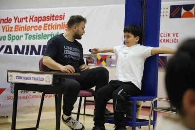 Karab&uuml;k&rsquo;te yetenek taraması ve spora y&ouml;nlendirme programı başladı
