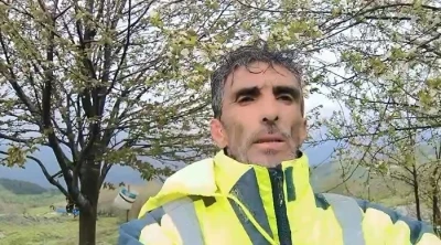 Karacaları g&ouml;r&uuml;nce b&uuml;y&uuml;k sevin&ccedil; yaşadı: O anlar kamerada
